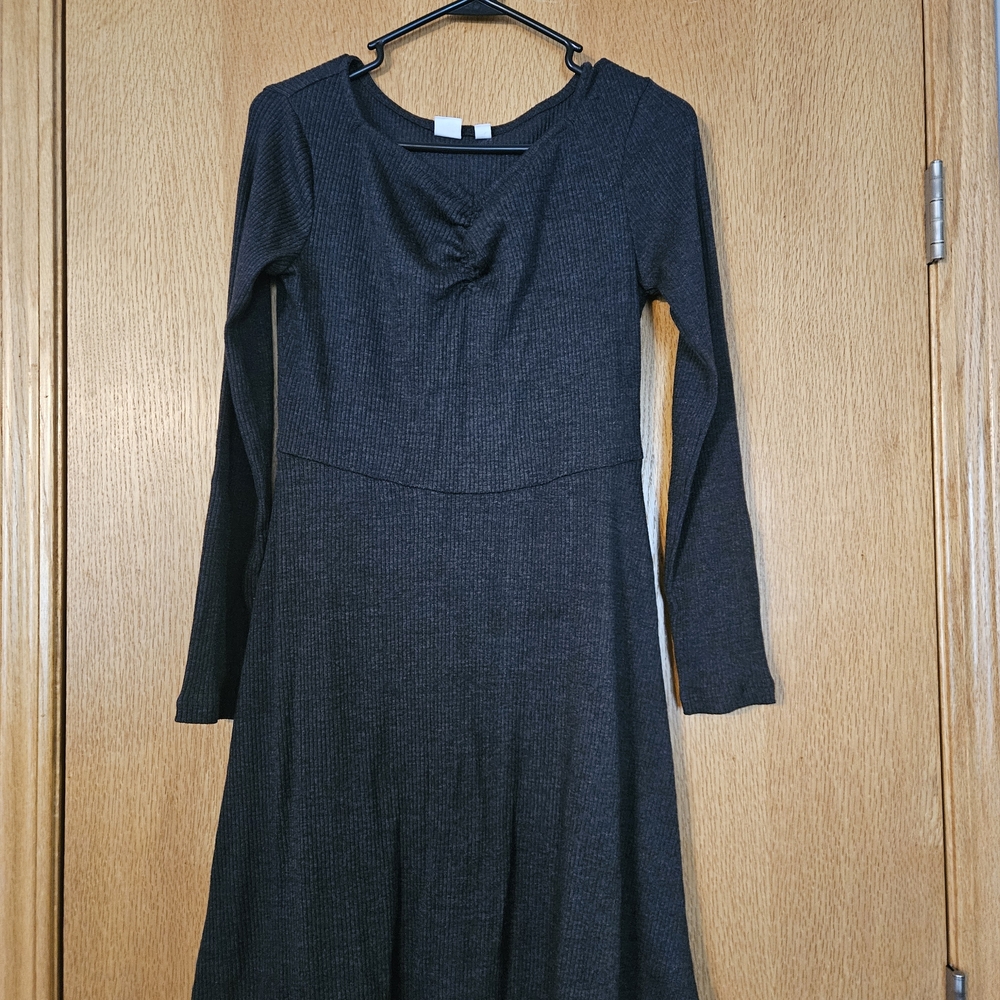 Elegant Black Long Sleeve Dress